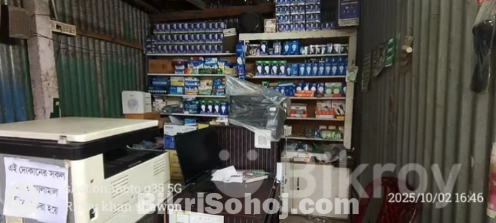 শাওন  কম্পিউটারে সকল মালামাল বিক্রয় করা হবে